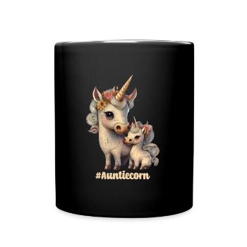 Tante Licorne Licorne Fan Licorne Tantes - Mug uni - noir - Devant