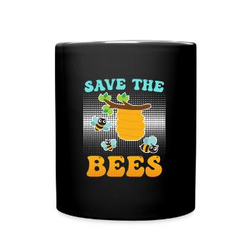 Journée de la Terre de Conservation Save the Bees - Mug uni - noir - Devant