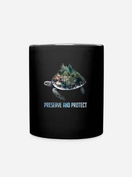 Protection des animaux menacés Nature - Mug uni - noir