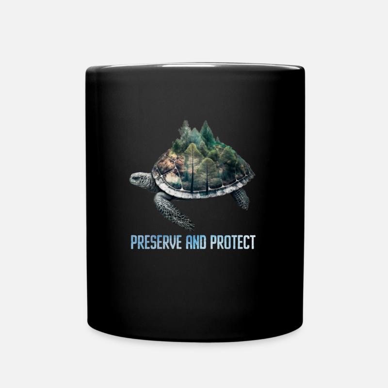 Protection des animaux menacés Nature - Mug uni - noir