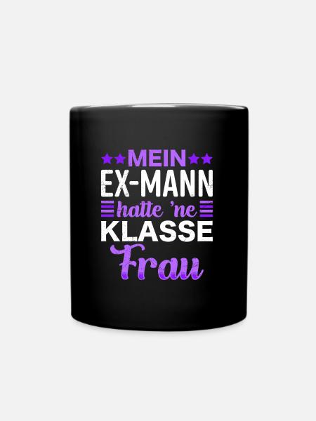 Scheidung Frauen Scheidungsparty Ex Frau - Tasse einfarbig - Schwarz