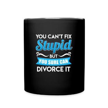 Divorce Party Cool Ex-Man Divorce - Full Colour Mug - black - Front