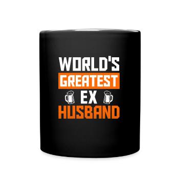 Scheidungsparty Finally Divorced Scheidung - Tasse einfarbig - Schwarz - Vorne