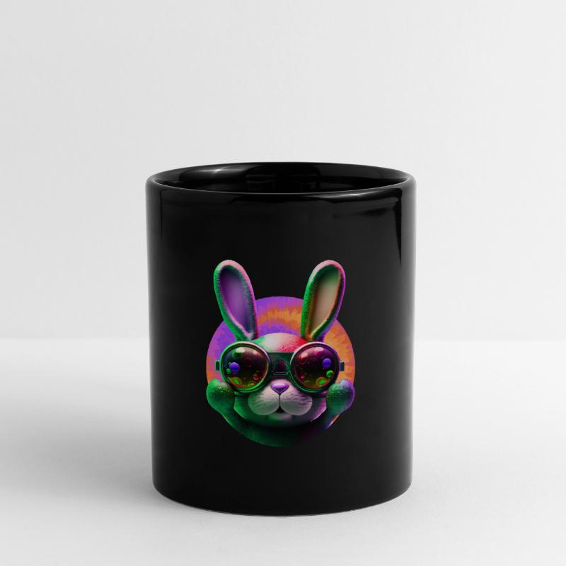 Easter Bunny Face Easter Bunny Rabbit Easter Full Colour Mug