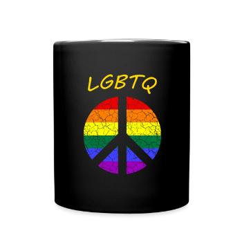 LGBTQ - Tasse einfarbig - Schwarz - Vorne