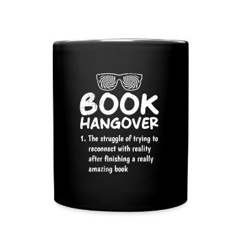 Books Hangover Book lovers and bookworms - Full Colour Mug - black - Front