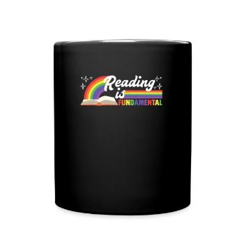 Reading Love Book Lovers Bookworm Book Lovers - Full Colour Mug - black - Front
