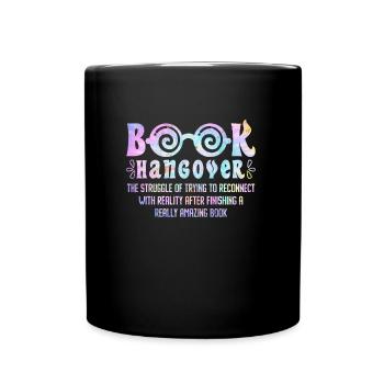 Livres Gueule de bois Amoureux des livres Rat de bibliothèque Lecteurs Fans - Mug uni - noir - Devant