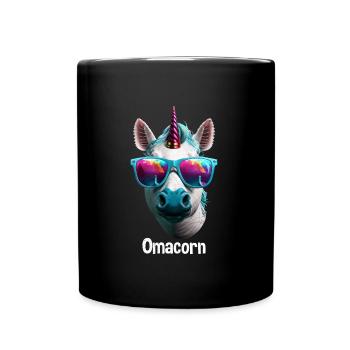 Grandma Unicorn Mother's Day Fans Grandma Omi - Full Colour Mug - black - Front