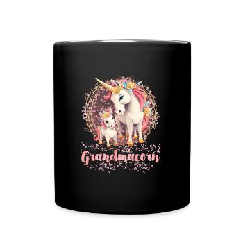 Grand-maïs Grand-mère Fête des mères Grand-mère Grand-mère - Mug uni - noir - Devant