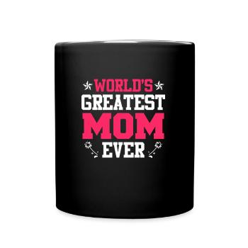 Weltbeste Mama Muttertag Beste Mama coolste Mama - Tasse einfarbig - Schwarz - Vorne