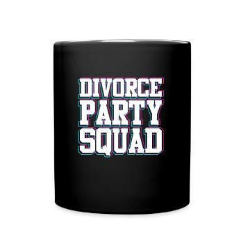 Divorce Party Happily Divorced Divorce - Full Colour Mug - black - Front