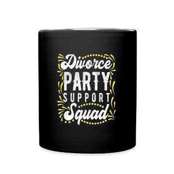 Divorce Party Man Happy Divorced - Full Colour Mug - black - Front
