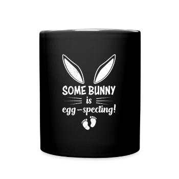 Bébé lapin oeuf de Pâques - Mug uni - noir - Devant