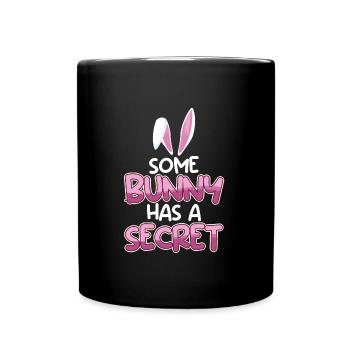 Osterhase Cute Osterfreund Easter Bunny Ostern - Tasse einfarbig - Schwarz - Vorne