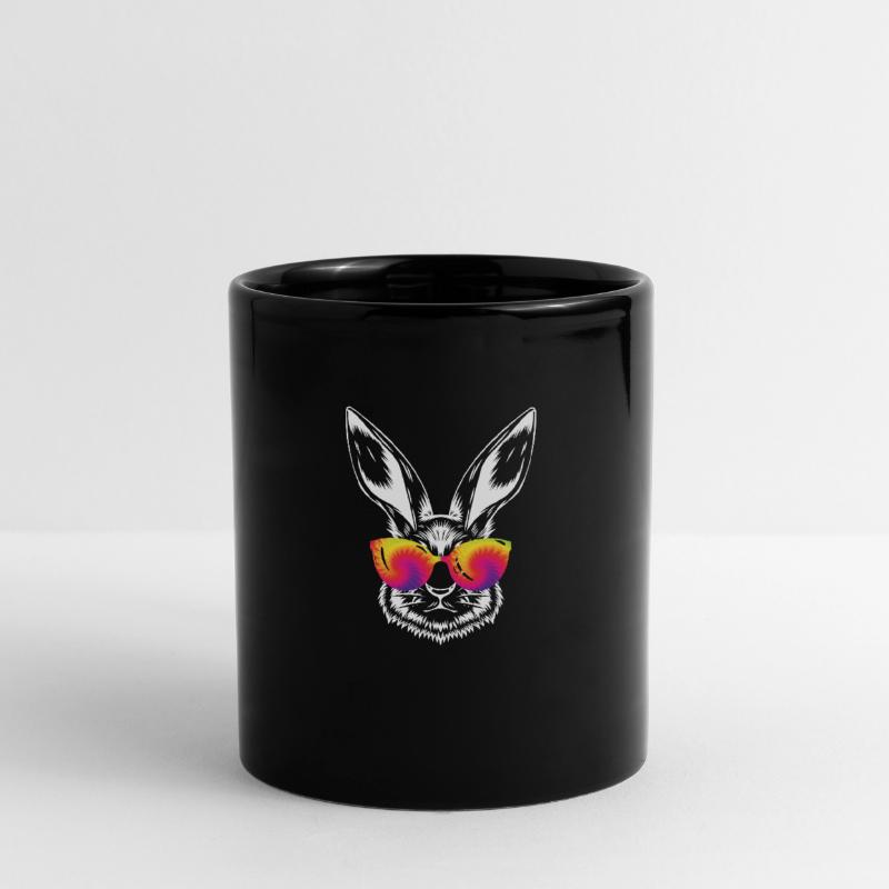 Easter Bunny Face Easter Bunny Rabbit Easter Full Colour Mug