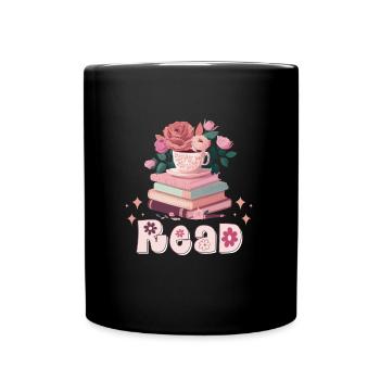 Lire Amateurs de livres Amateurs de livres Rat de bibliothèque - Mug uni - noir - Devant