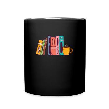 Amateurs de livres rat de bibliothèque et fans de lecture - Mug uni - noir - Devant