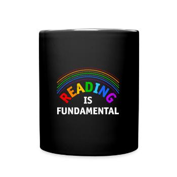 Book lovers Reading is the foundation of books - Full Colour Mug - black - Front