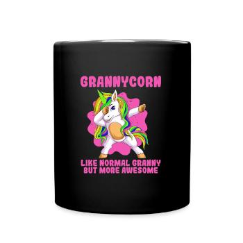 Grandmacorn Grandma Mother's Day Grandma Grandma - Full Colour Mug - black - Front