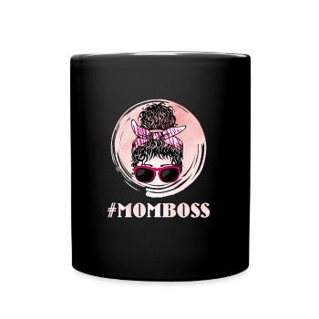 Maman Boss Fête des mères Mama Boss Superviseur - Mug uni - noir - Devant