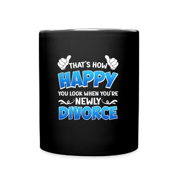 Divorce Party New Divorce Divorce - Full Colour Mug - black - Front