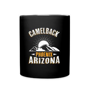 Phoenix Arizona Mountaineers and Hikers Summit - Full Colour Mug - black - Front