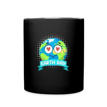 Environmentalists Earth Day Mission Earth Environment - Full Colour Mug - black - Front