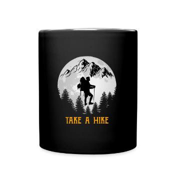 Faites une randonnée Randonneur amateur de montagne Randonnée - Mug uni - noir - Devant