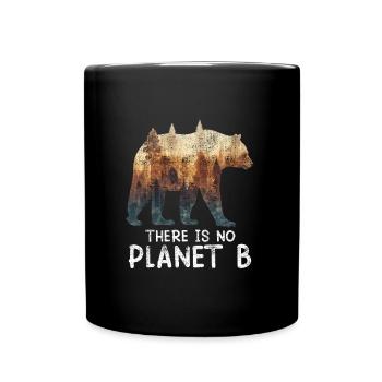 There is no Planet B endangered species - Full Colour Mug - black - Front