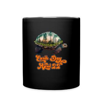 Jour de la Terre 22 avril Mission Protection de l’environnement de la Terre - Mug uni - noir - Devant