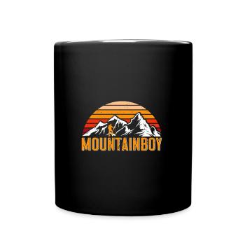 Mountain Boys, Mountaineer, Climber, Mountain Fan - Full Colour Mug - black - Front