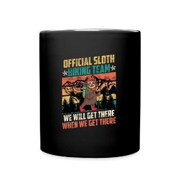Équipe de randonnée drôle de montagne fan d’alpinisme - Mug uni - noir - Devant