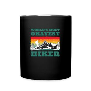 Wanderer ́s Most Okayest Hiker Randonnée en montagne - Mug uni - noir - Devant