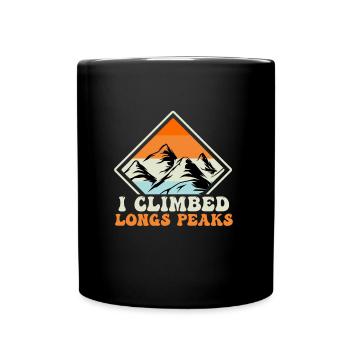 Longs Peak Climbers Escalade Sommet Randonnée - Mug uni - noir - Devant