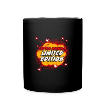Super maman édition limitée - Mug uni - noir - Devant