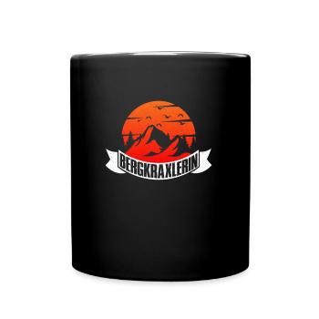 Mountain climber, hiker, mountaineer, mountain fan - Full Colour Mug - black - Front