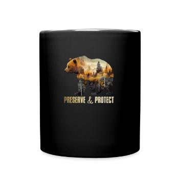Protection de l’environnement Jour de la Terre Espèces en voie de disparition Mission Terre - Mug uni - noir - Devant