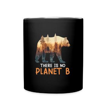 There is no Planet B endangered species - Full Colour Mug - black - Front