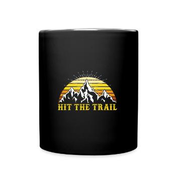 Rendez-vous sur le sentier pédestre - Mug uni - noir - Devant