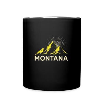 Montana Alpinisme Sommet Escalade Randonnée - Mug uni - noir - Devant