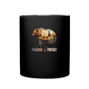 Protection de l’environnement Jour de la Terre Espèces en voie de disparition Mission Terre - Mug uni - noir - Devant