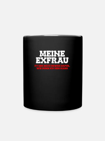 Scheidungsparty Finally Divorced Scheidung - Tasse einfarbig - Schwarz