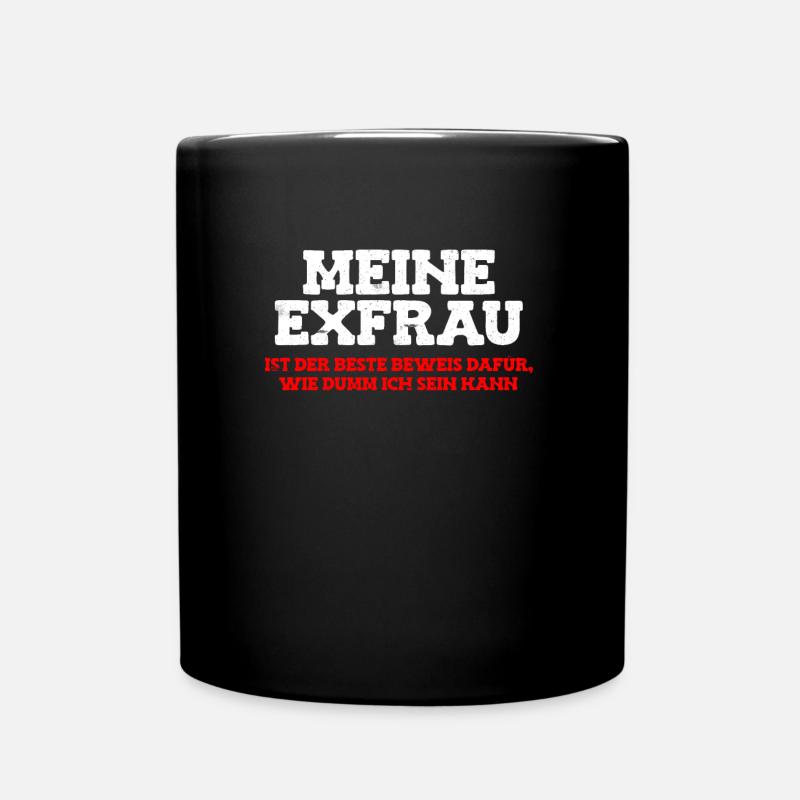 Scheidungsparty Finally Divorced Scheidung - Tasse einfarbig - Schwarz