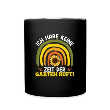 Sonnenblumen Just a Girl who loves Sunflowers - Tasse einfarbig - Schwarz - Vorne