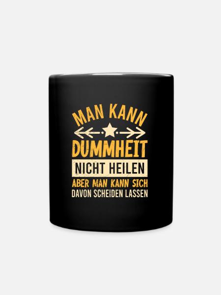 Scheidungsparty cooler Ex Mann Scheidung - Tasse einfarbig - Schwarz