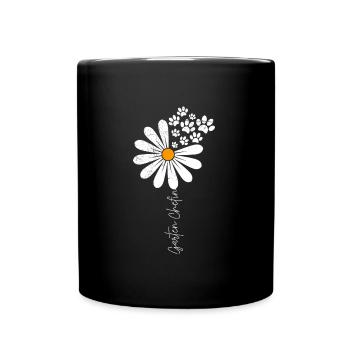 Jardinier patron marguerite - Mug uni - noir - Devant