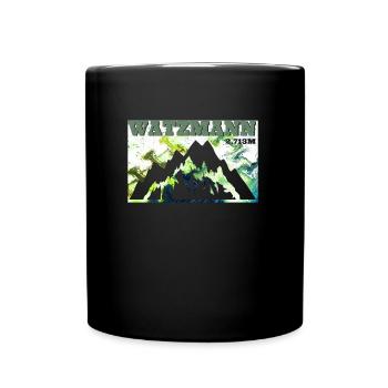 Watzmann mountain fan escalade alpiniste randonneur - Mug uni - noir - Devant