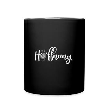 Dandelion Hope Awareness Gardener Hope - Full Colour Mug - black - Front