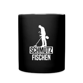 Sondengänger Dirt Fishing Metalldetektor - Tasse einfarbig - Schwarz - Vorne
